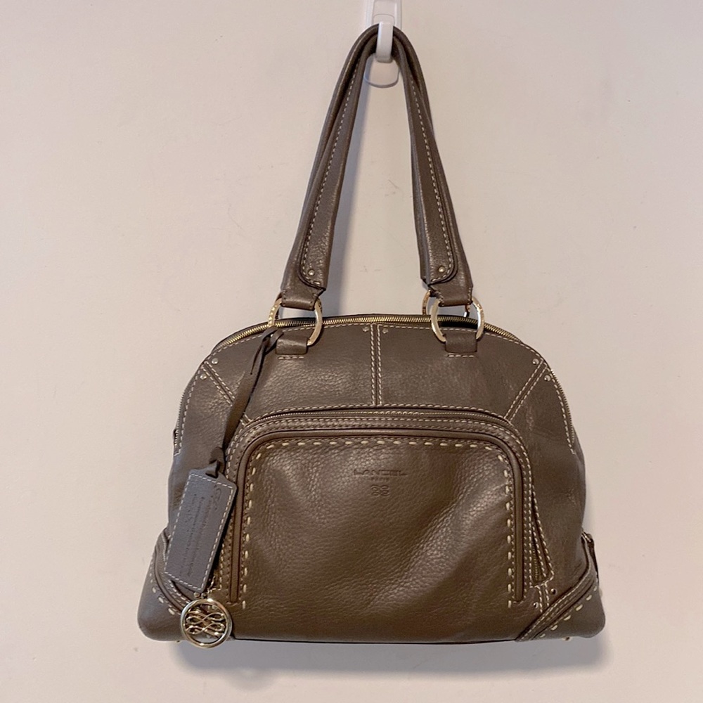 LANCEL MADEMOISELLE ADJANI Leather Bag